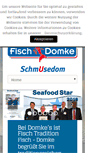 Mobile Screenshot of fischdomke.de