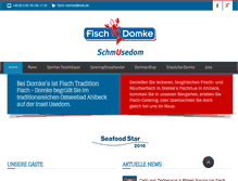 Tablet Screenshot of fischdomke.de